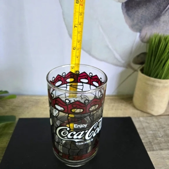 COCA-COLA | Tiffany Style Stained Glass Tumbler - Picture 4 of 5